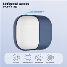 کاور ایرپاد سیلیکونی بلو به همراه آویز Blueo Silicone cover مناسب برای Apple AirPod Pro 2