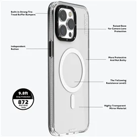 قاب YOUNGKIT یانگکیت Crystal MagSafe Series مناسب برای Apple iPhone 15 Pro Max