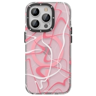 قاب YOUNGKIT یانگکیت Pink Ink Painting Classic Anti-Drop Impact Series Apple iphone مناسب برای Apple iPhone 14 Pro