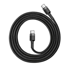 کابل دو سر تایپ سی 100 وات 2 متر بیسوس Baseus Cafule PD2.0 Flash Charging Cable CATKLF-ALG1