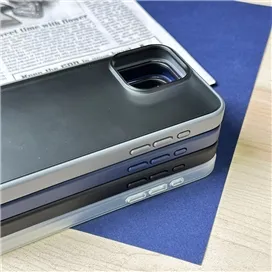 قاب مجیک ماسک Magic Mask مدل پشت مات دور لنز نازک مناسب برای Apple iPhone 15 Pro