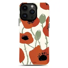 قاب KAJSA کجسا  Red Floral Collection Series مناسب برای Apple iPhone 13 Pro Max