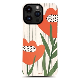 قاب KAJSA کجسا  Red Floral Collection Series مناسب برای Apple iPhone 14