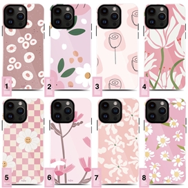 قاب KAJSA کجسا  Pink Floral Collection Series مناسب برای Apple iPhone 14