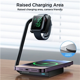 شارژر بیسیم 2 کاره جویروم Joyroom 2in1 wireless charger JR-WQN05