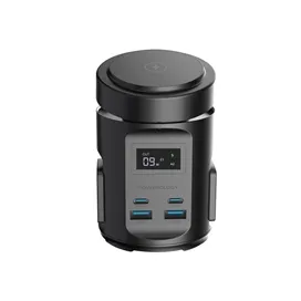 چند راهی برق و شارژر وایرلس پاورولوژی Powerology MagSafe Power Hub PWCUQC014 دارای 4 پورت