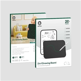 تخته هوشمند گرین لاین Green Lion GN2IN1LCDDRB 2 in 1 LCD Drawing Board 20 inch همراه با قلم