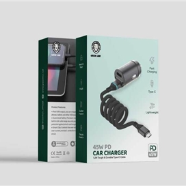 شارژر فندکی گرین لاین Green Lion Triple QC and PD Car Charger GN100WPDQCBK توان 100 وات