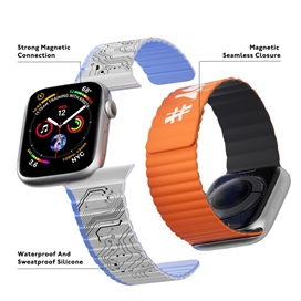 بند اپل واچ یانگکیت Youngkit Soft Silicone Magentic Apple Watch Band مناسب برای سایز 38,40,41