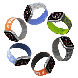 بند اپل واچ یانگکیت Youngkit Soft Silicone Magentic Apple Watch Band مناسب برای سایز 42,44,45,49