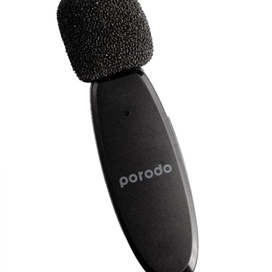 میکروفون بیسیم یقه ای پرودو Porodo Dual Connector Lavalier Microphone Dual Mic PD-2MLAV