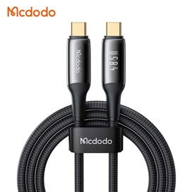 کابل شارژ و انتقال تصویر 240 واتی دو سر تایپ سی مک دودو مدل MCDODO CA-2990 طول 1.2متر