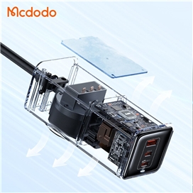 آداپتور شارژ و چند راهی محافظ برق 70 وات مک دودو مدل MCDODO GaN CH-4620