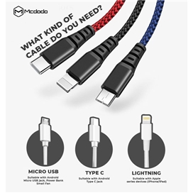 کابل لایتنینگ مک دودو Mcdodo Lightning Gaming Cable 1.8m CA-595