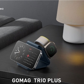 شارژر بی سیم مغناطیسی تاشو بازیک مدل Bazic GoMag Trio Plus