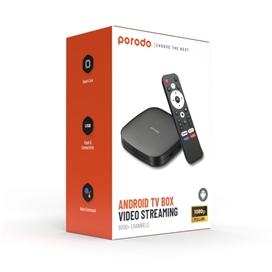 اندروید باکس پرودو Porodo TV Box Video Streaming PD-ANDTVB-BK