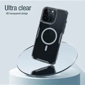 کاور نیلکین مدل Nature TPU Pro Magnetic مناسب برای گوشی موبایل اپل iPhone 15 Pro