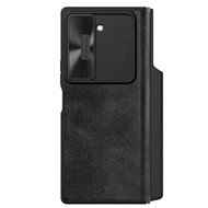 کیف چرمی نیلکین سامسونگ Samsung Galaxy Z Fold 6 Nillkin Qin Pro Leather Case دارای محافظ دوربین