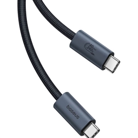 کابل دو سر تایپ سی 240 واتی 1 متری بیسوس Baseus Flash Series 2 USB 4 Data Cable P10311803111