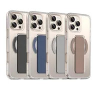 کاور گرین لاین مدل Magsafe Leather Grip مناسب برای گوشی موبایل اپل iPhone 16 Pro Max