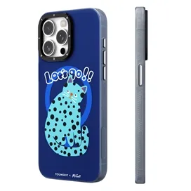 قاب YOUNGKIT یانگکیت Blue Polka Dot Cat Magsafe Series مناسب برای Apple iPhone 15 Pro Max