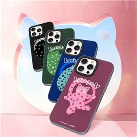 قاب YOUNGKIT یانگکیت Blue Polka Dot Cat Magsafe Series مناسب برای Apple iPhone 15 Pro