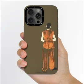 قاب YOUNGKIT یانگکیت Graceful Silhouette Bemice Gentle Orange Magsafe Series مناسب برای Apple iPhone 15 Pro Max