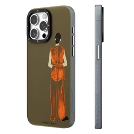 قاب YOUNGKIT یانگکیت Graceful Silhouette Bemice Gentle Orange Magsafe Series مناسب برای Apple iPhone 15 Pro