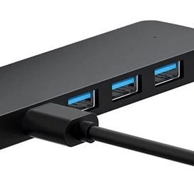 هاب USB چهار پورت بیسوس Baseus USB Hub UltraJoy Series Lite 4-Port B0005280B111-01