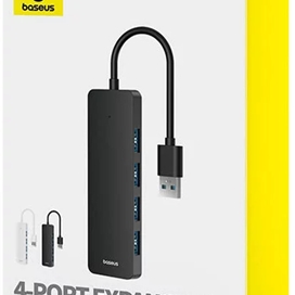 هاب USB چهار پورت بیسوس Baseus USB Hub UltraJoy Series Lite 4-Port B0005280B111-01