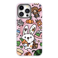 قاب برند اوجی برو OGBRO مدل Family head rabbit مناسب برای Apple iPhone 16 Pro