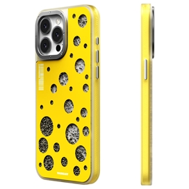 قاب YOUNGKIT یانگکیت Yellow Polka Dots Quicksand Magsafe Series مناسب برای Apple iPhone 14 Pro Max