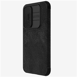 کیف چرمی نیلکین سامسونگ Samsung Galaxy A55 Nillkin Qin Pro Leather Case دارای محافظ دوربین