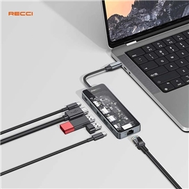 هاب 6 پورت USB-C رسی مدل RH17