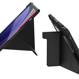 کاور چرمی هوشمند نیلکین سامسونگ Samsung Tab S9 Ultra Nillkin Bumper Leather Case Pro