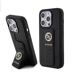 قاب برند GUESS اورجینال مدل GRIPSTAND SAFFIANO مناسب برای گوشی موبایل اپل آیفون 15 پرومکس