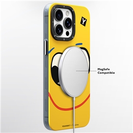 قاب YOUNGKIT یانگکیت Big Yellow Sunshine Smiling Eyes Magsafe Series مناسب برای Apple iPhone 15