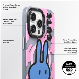 قاب YOUNGKIT یانگکیت Pink Bunny Bliss Magsafe Series مناسب برای Apple iPhone 14 Pro Max