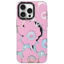 قاب YOUNGKIT یانگکیت Pink Color Changing Floral Magsafe Series مناسب برای Apple iPhone 15