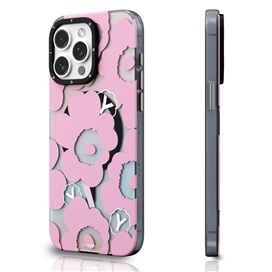 قاب YOUNGKIT یانگکیت Pink Color Changing Floral Magsafe Series مناسب برای Apple iPhone 15