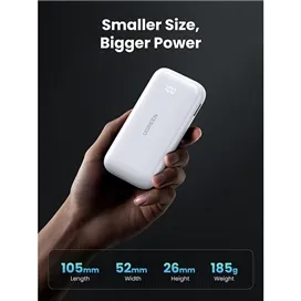 پاور بانک دو پورت 30W با ظرفیت 10000mAh یوگرین مدل PB501 کد 25189