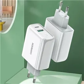 شارژر دیواری 38 وات با دو پورت USB-A و USB-C یوگرین مدل CD170 کد 60468