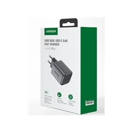 شارژر دیواری 45 وات با دو پورت USB-C یوگرین مدل CD294