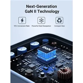 شارژر دیواری 65 وات با سه پورت USB-C و USB-A یوگرین مدل CD306
