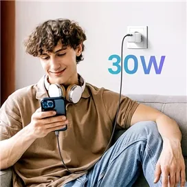 شارژر دیواری یک پورت Nexode Mini 30W PD یوگرین مدل CD319