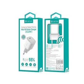 شارژر دیواری Devia Extreme Speed Series Mini PD Quick Charger (EU 20W)