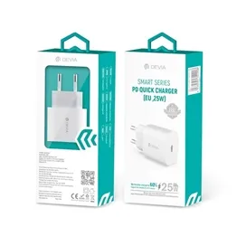 شارژر دیواری Devia Smart Series PD Quick Charger (EU 25W)