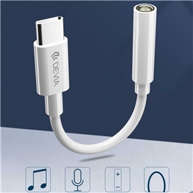 کابل USB-C به جک 3.5 دیویا Smart Series Adapter Type-C To 3.5mm