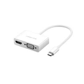 تبدیل USB-C به HDMI و VGA یوگرین مدل MM123 کد 30843