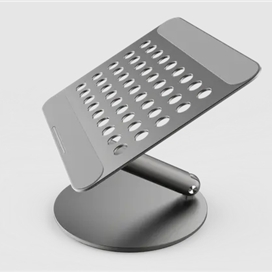 استند لپ تاپ و تبلت رو میزی برند پاورولوژی مدل Powerology Rotatable Desktop Stand for Laptop PLPRSTGY